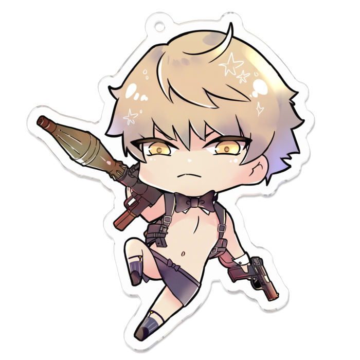 アクリルキーホルダー - 70 x 70 (mm)