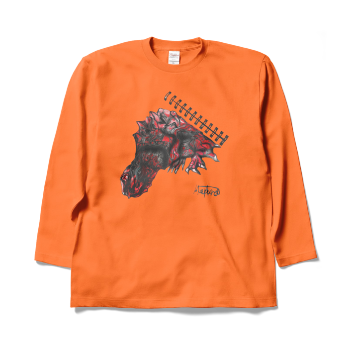 ロングスリーブTシャツ - XL - オレンジ