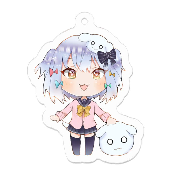 アクリルキーホルダー - 50 x 50 (mm)