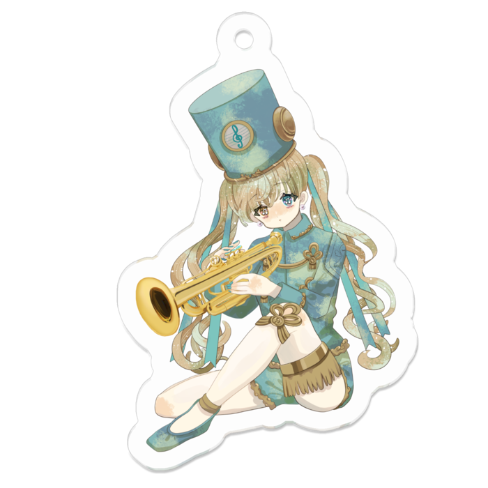 アクリルキーホルダー - 50 x 50 (mm)