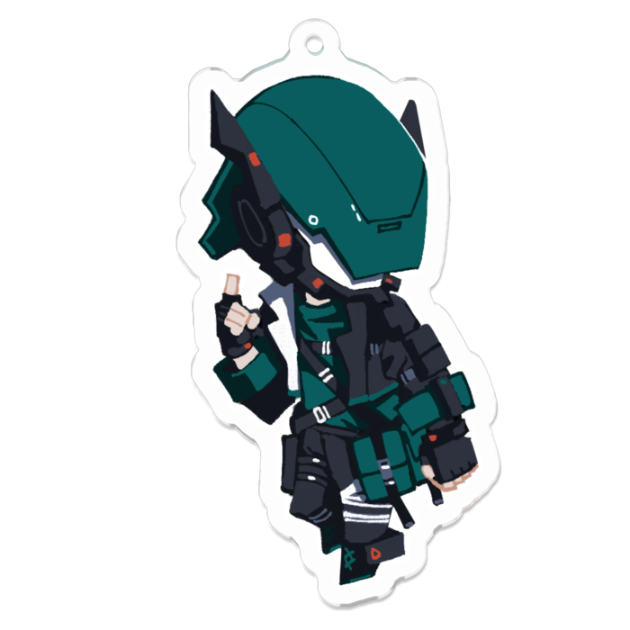 アクリルキーホルダー - 70 x 70 (mm)