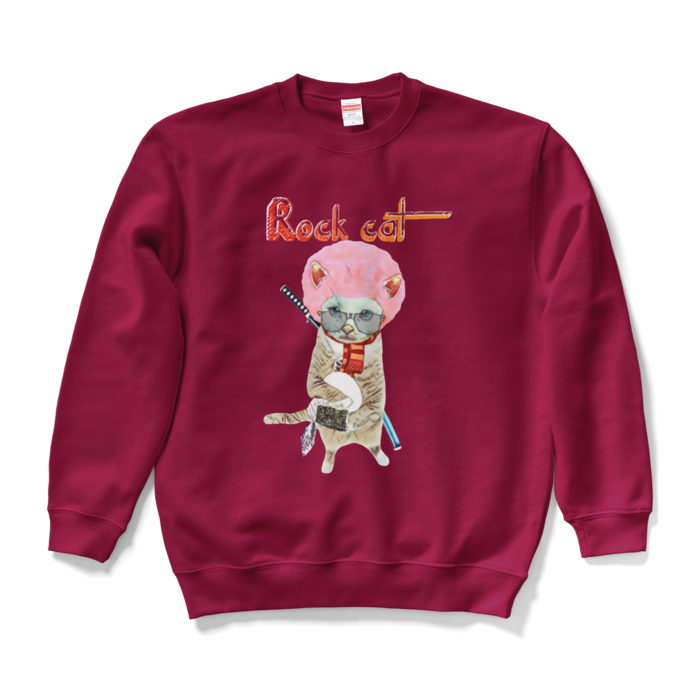 スウェット - L - バーガンディ