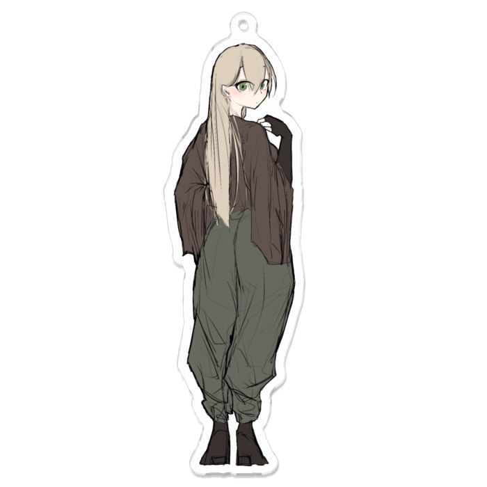 アクリルキーホルダー - 100 x 100 (mm)