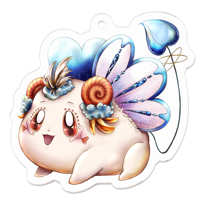 アクリルキーホルダー - 50 x 50 (mm)