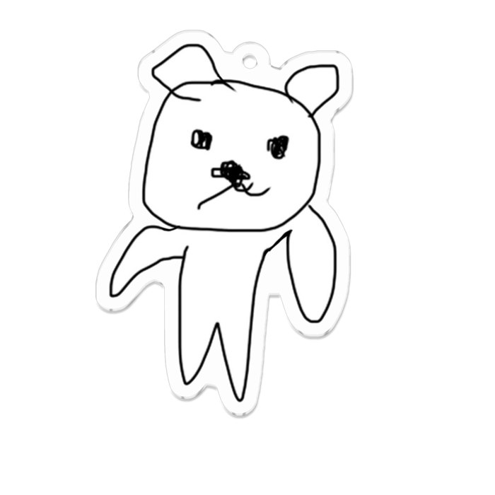 アクリルキーホルダー - 70 x 70 (mm)