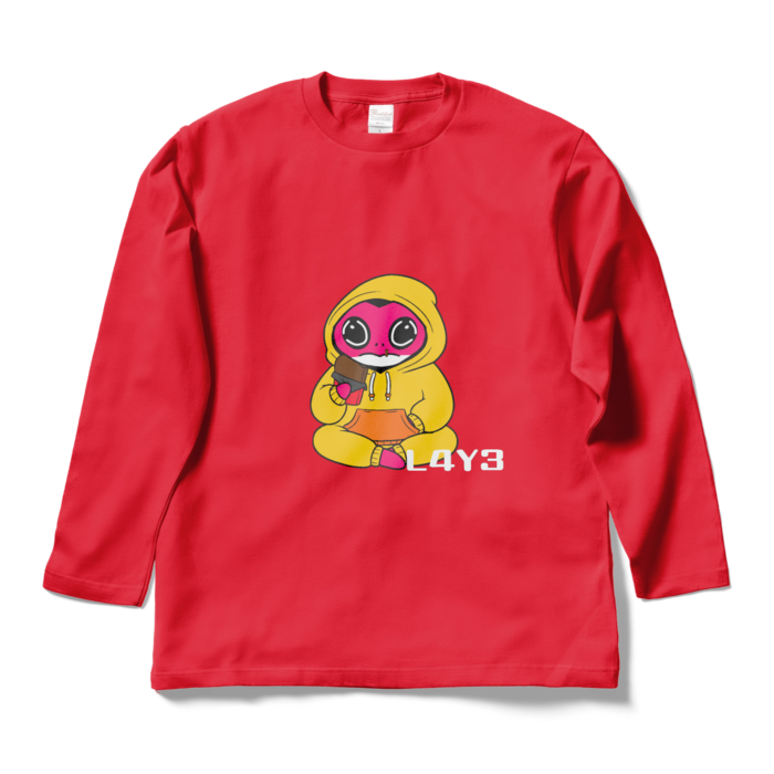 ロングスリーブTシャツ - L - レッド