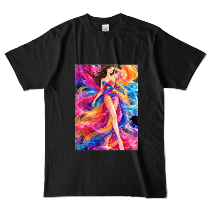 カラーTシャツ - L - ブラック （濃色）