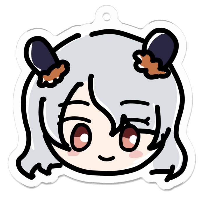 アクリルキーホルダー - 50 x 50 (mm)