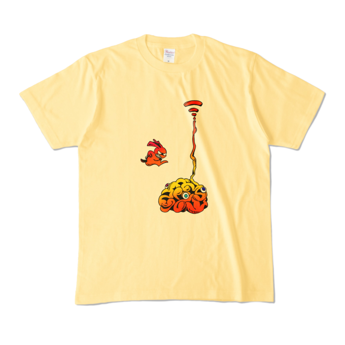 カラーTシャツ - M - ライトイエロー (淡色)