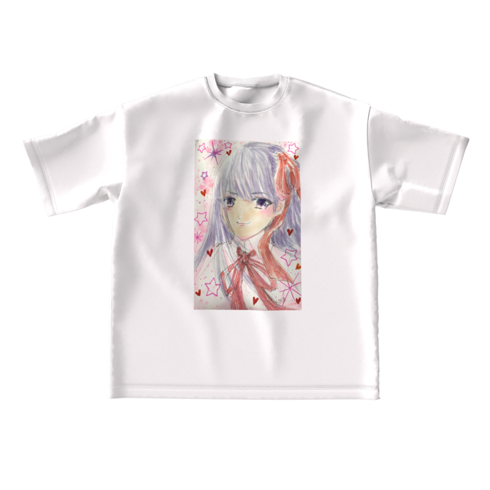 ビッグシルエットTシャツ - L - 両面