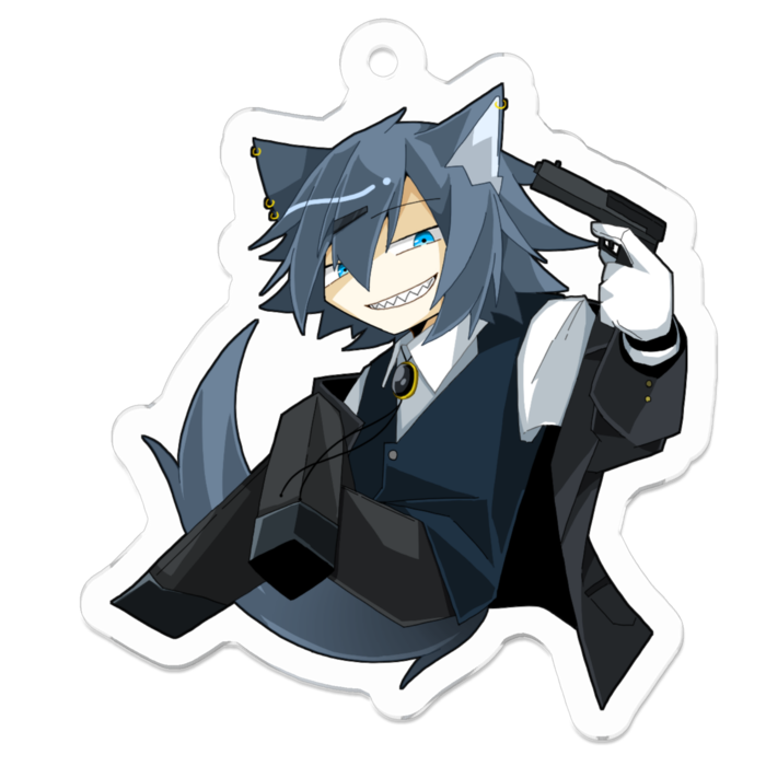 アクリルキーホルダー - 50 x 50 (mm)