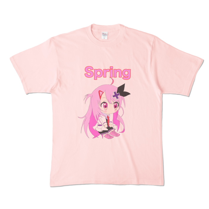 カラーTシャツ - XL - ライトピンク (淡色)