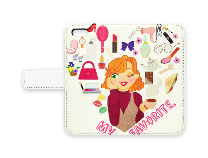 手帳型iPhoneケース - iPhone 5 / SE - ストラップ穴 なし