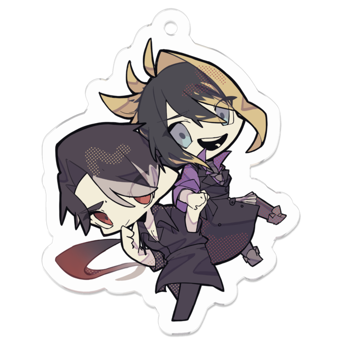 アクリルキーホルダー - 50 x 50 (mm)