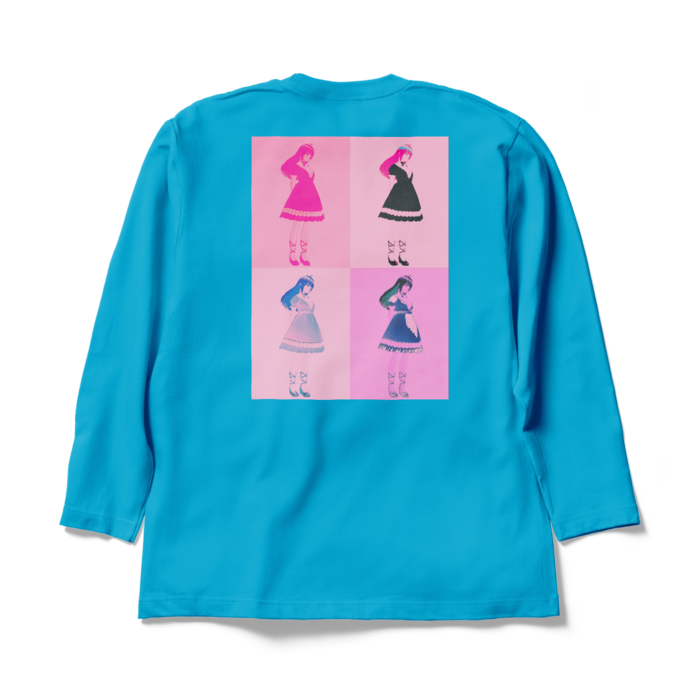 ロングスリーブTシャツ - XL - ターコイズ