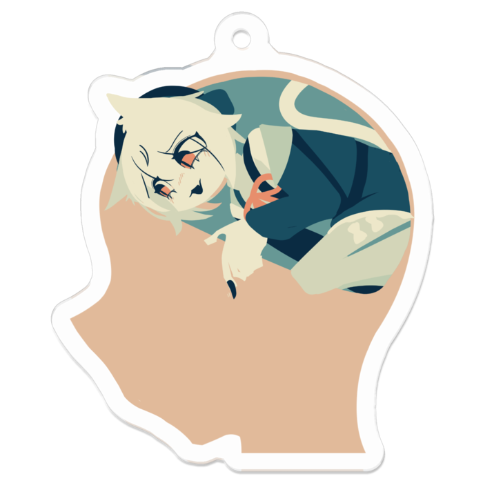 アクリルキーホルダー - 50 x 50 (mm)