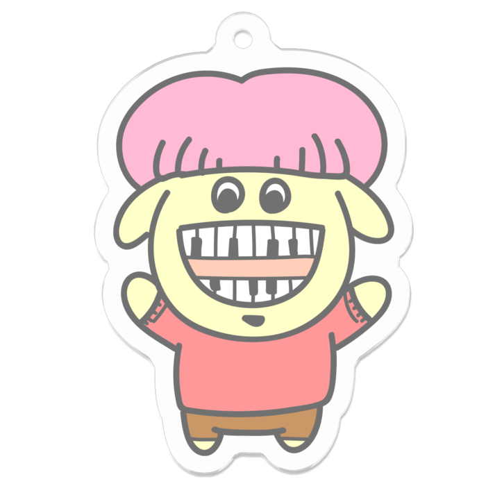 アクリルキーホルダー - 50 x 50 (mm)