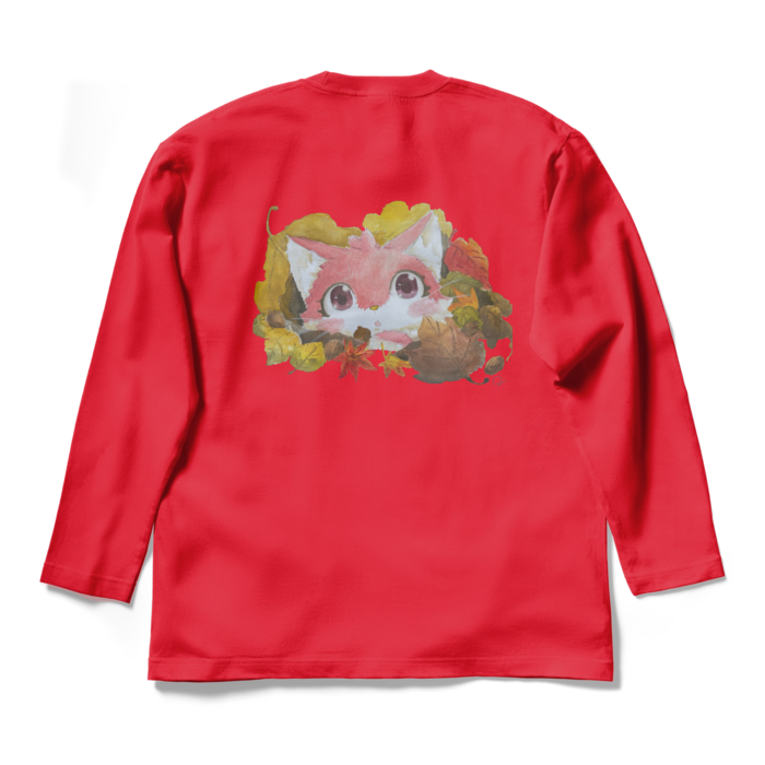ロングスリーブTシャツ - L - レッド(1)