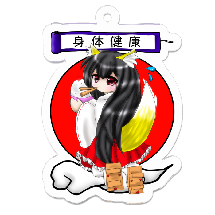 アクリルキーホルダー - 50 x 50 (mm)
