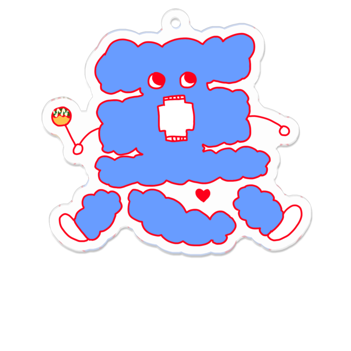 アクリルキーホルダー - 70 x 70 (mm)