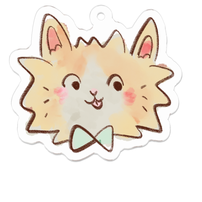 アクリルキーホルダー - 50 x 50 (mm)