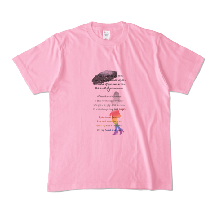 カラーTシャツ - M - ピーチ (淡色)