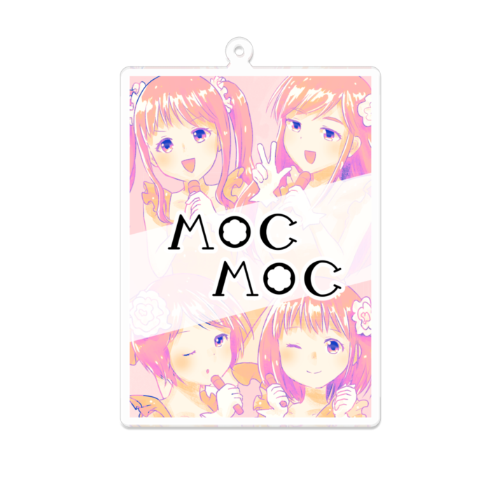 アクリルキーホルダー - 100 x 100 (mm)