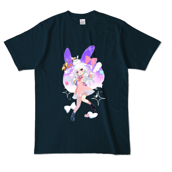 カラーTシャツ - L - ネイビー (濃色)
