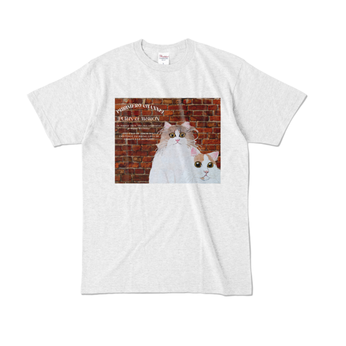 カラーTシャツ - L - アッシュ (淡色)(1)
