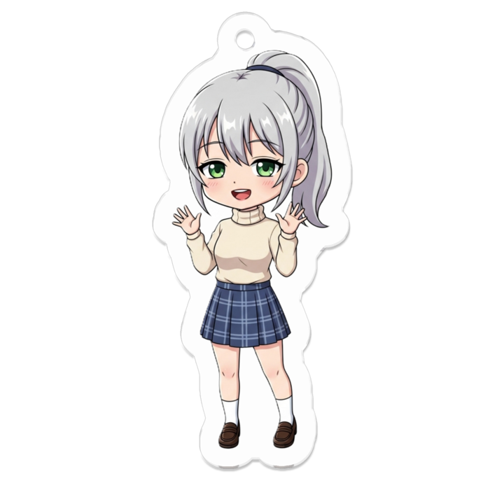 アクリルキーホルダー - 50 x 50 (mm)