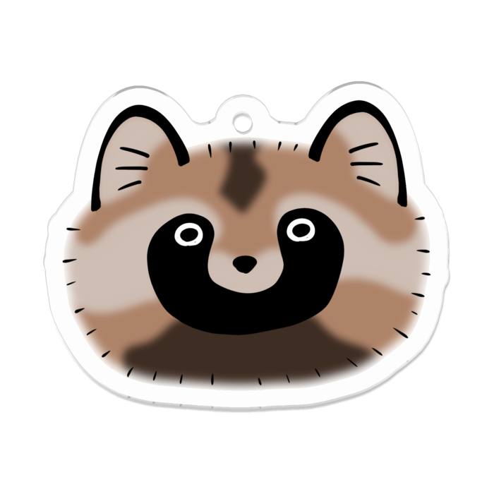 アクリルキーホルダー - 50 x 50 (mm)