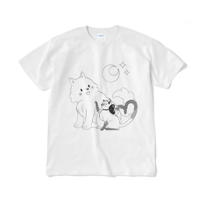 月美Tシャツ - XL - ホワイト
