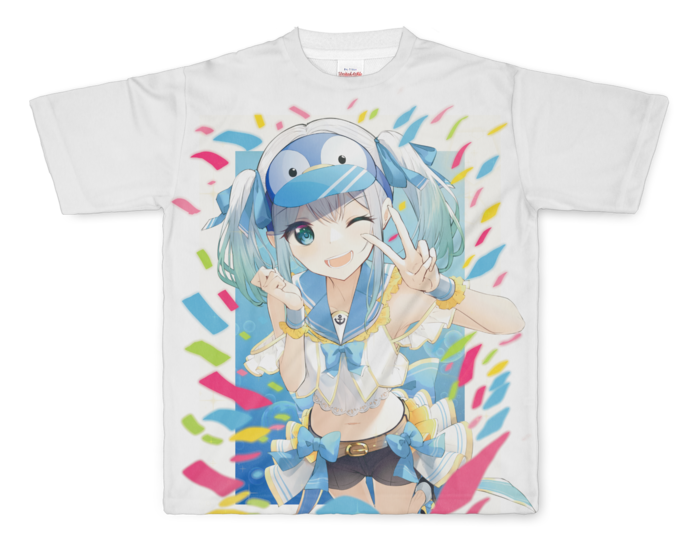 フルグラフィックTシャツ - L - 正面印刷のみ