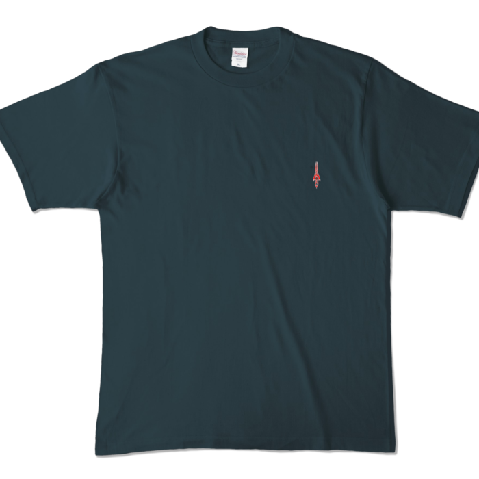 カラーTシャツ - XL - デニム (濃色)(レトロカラー)