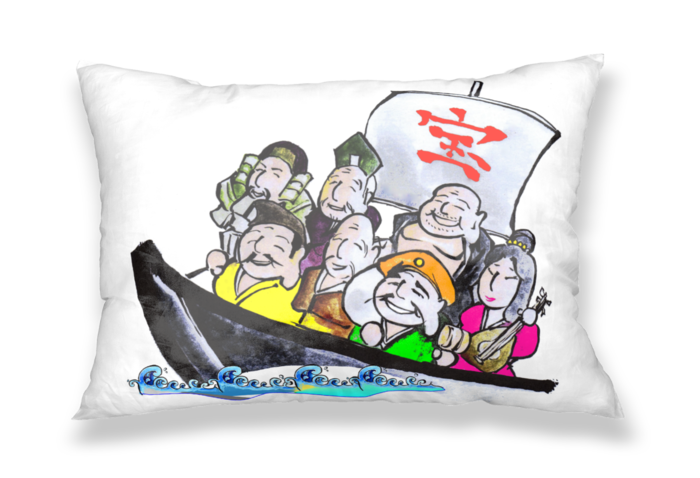 枕カバー - 43x63cm - 片面