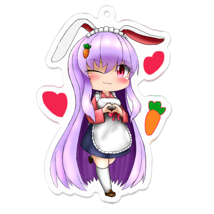 アクリルキーホルダー - 70 x 70 (mm)