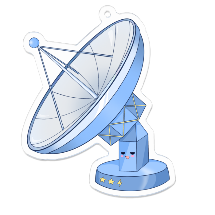 アクリルキーホルダー - 70 x 70 (mm)