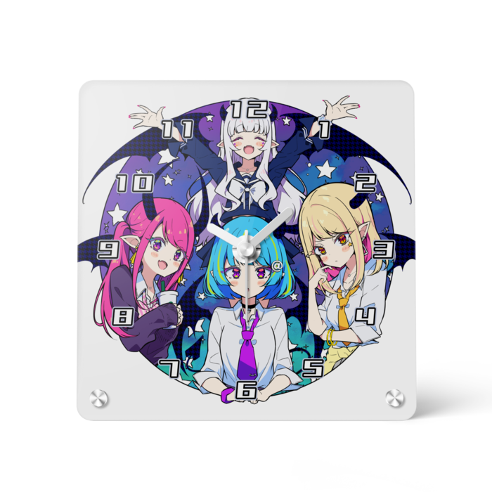 アクリル時計 - 150x150mm