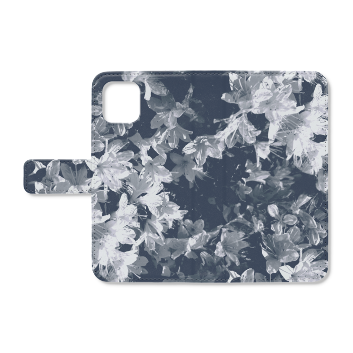 【Azalea(W)】手帳型iPhoneケース - iPhone11 - ストラップ穴 なし