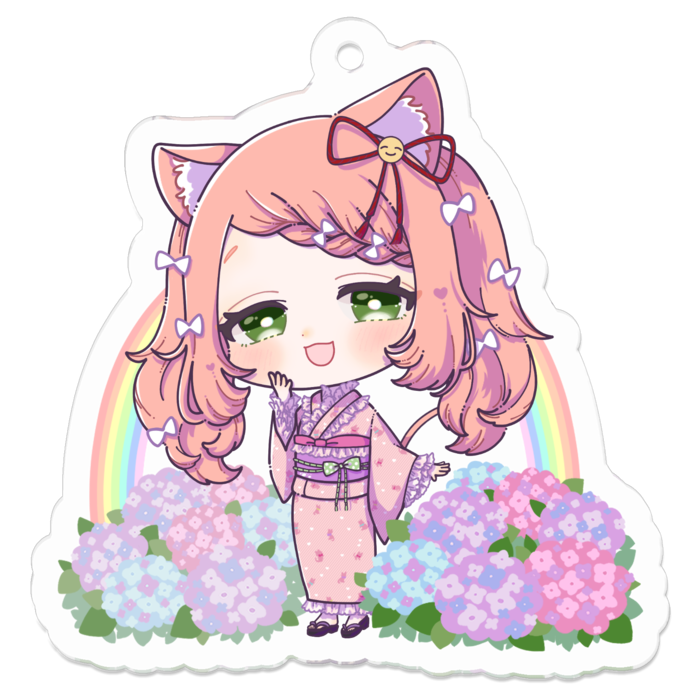 アクリルキーホルダー - 50 x 50 (mm)