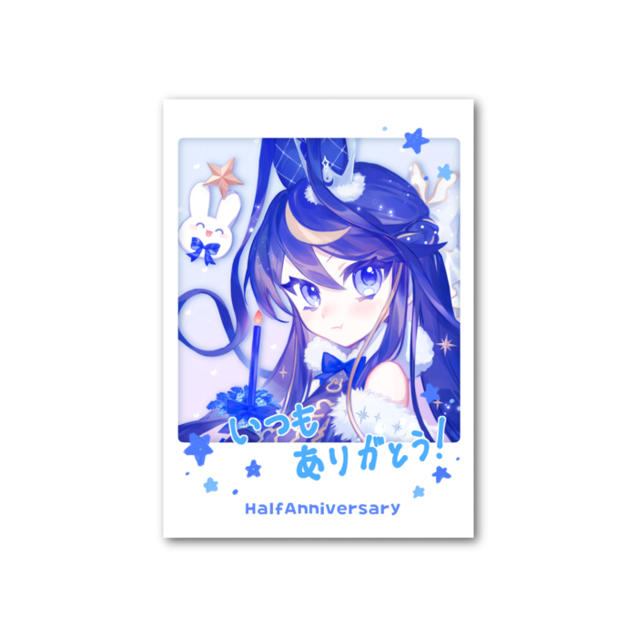 フォト風カード - 縦 - 片面