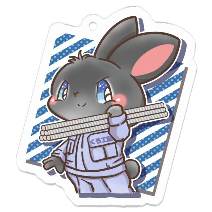 アクリルキーホルダー - 50 x 50 (mm)