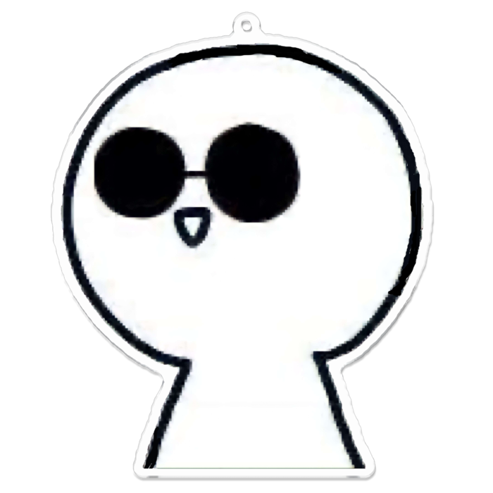 アクリルキーホルダー - 100 x 100 (mm)