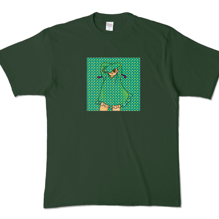 カラーTシャツ - XL - フォレスト (濃色)