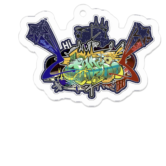 アクリルキーホルダー - 50 x 50 (mm)