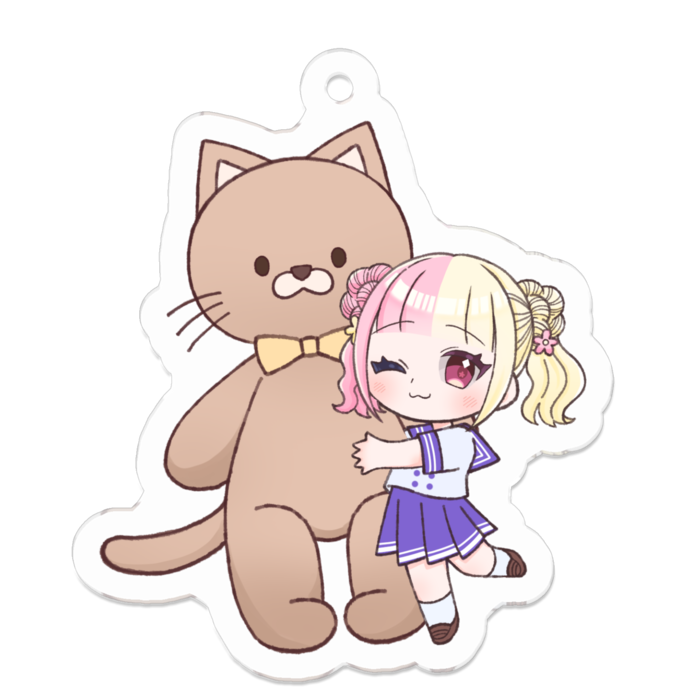 アクリルキーホルダー - 50 x 50 (mm) S