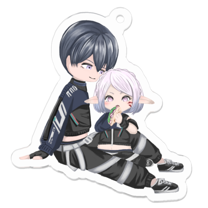 アクリルキーホルダー - 50 x 50 (mm)