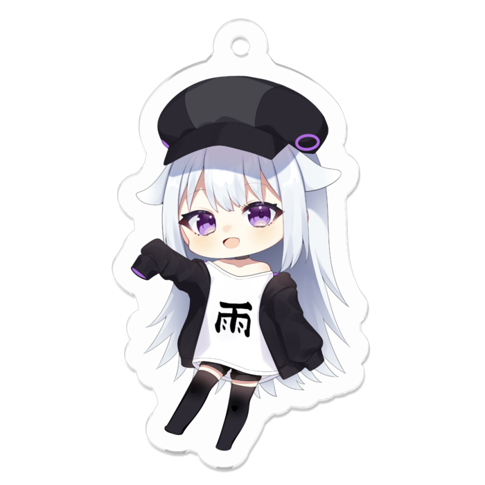 アクリルキーホルダー（コーティング） - 50 x 50 (mm)