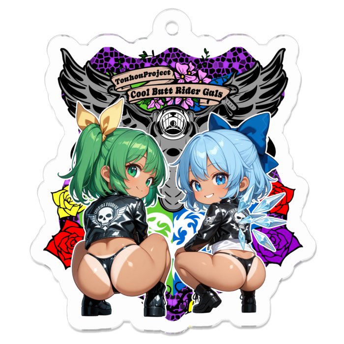 アクリルキーホルダー - 50 x 50 (mm)