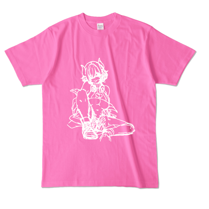 カラーTシャツ - L - ピンク (濃色)